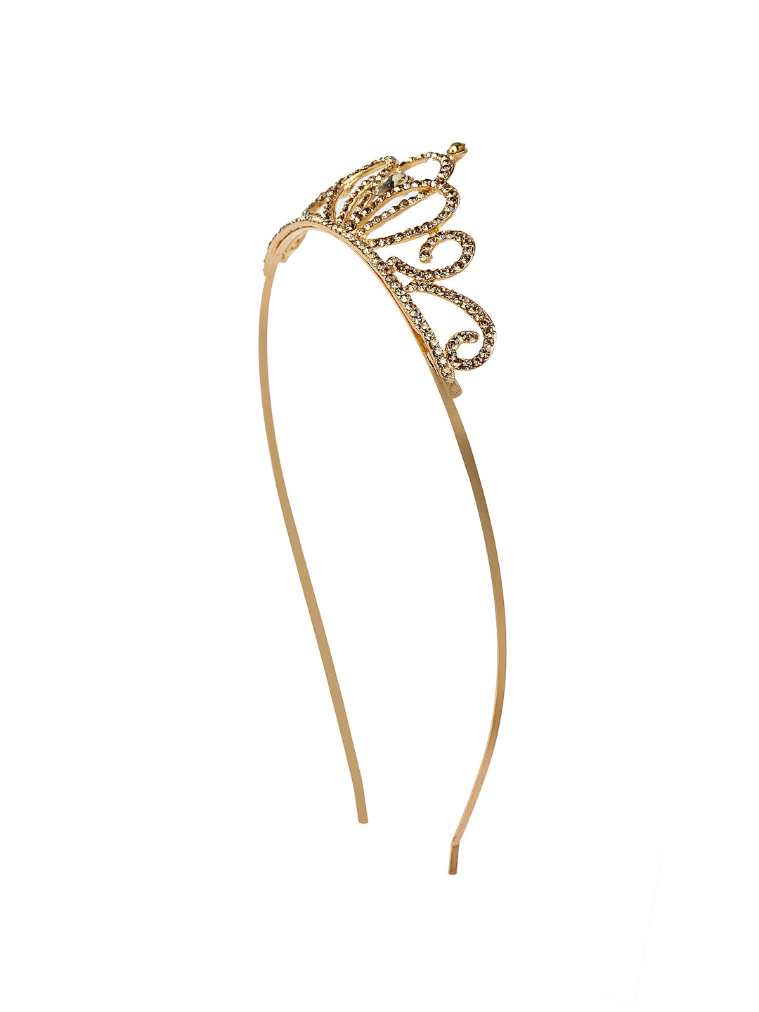 Vogue Hair Accessories Gold Crown Hairband