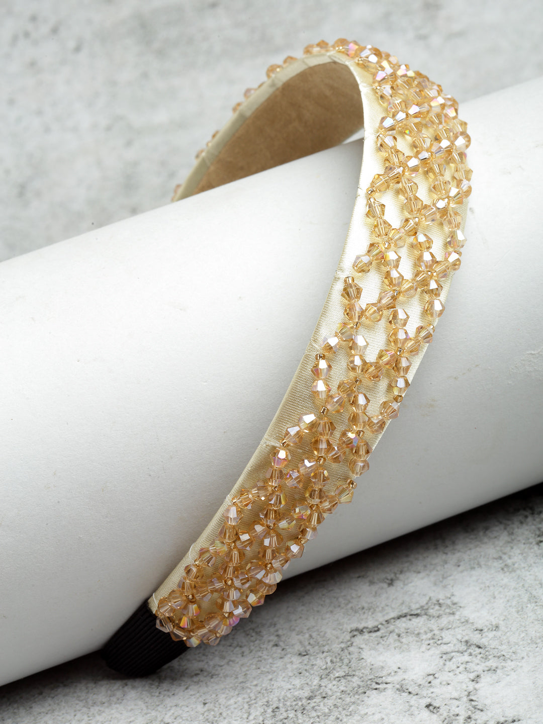 Vogue Hair Accessories Gold Crystal Hairband