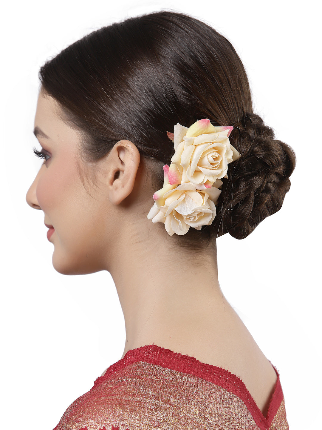Vogue Hair Accessories Rose Flower Hair Comb Clip Set of 2