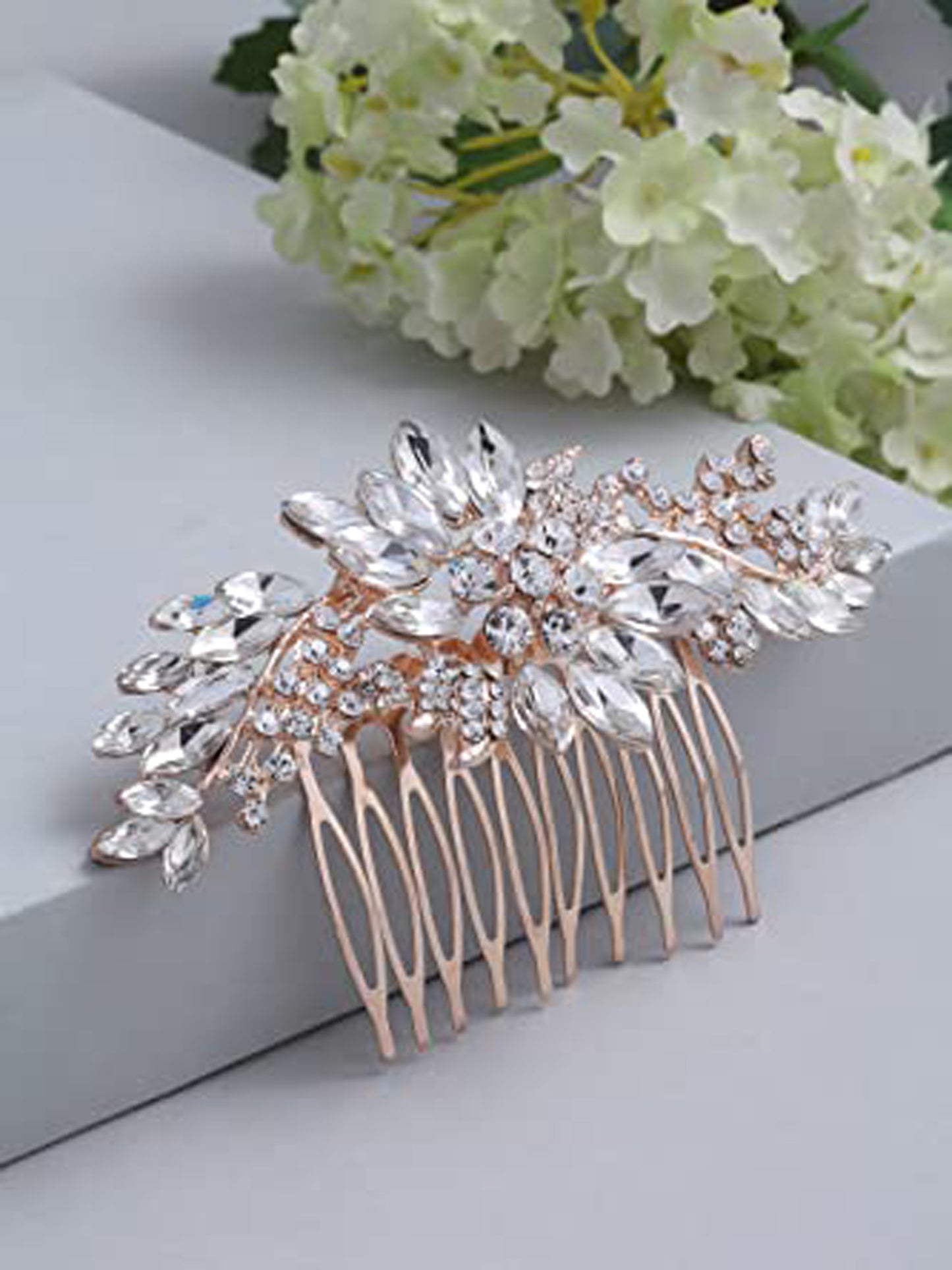 Vogue Hair Accessories Gold Fancy Hair Comb Clip