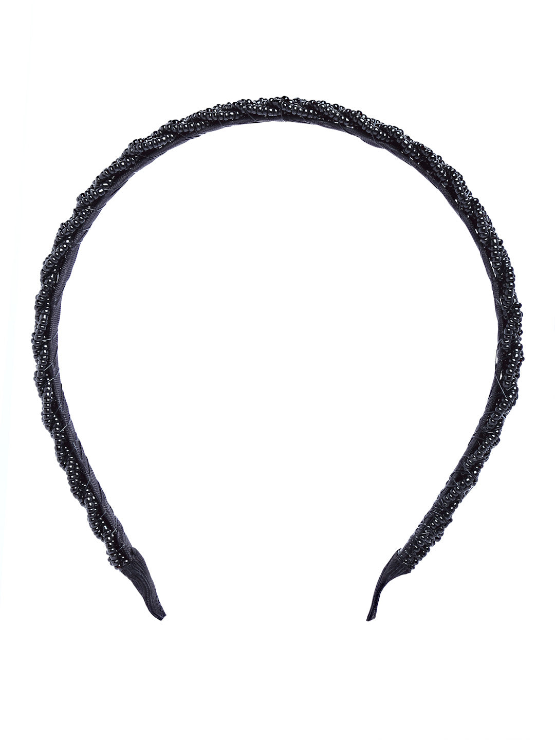 Vogue Hair Accessories Black Braid Hairband