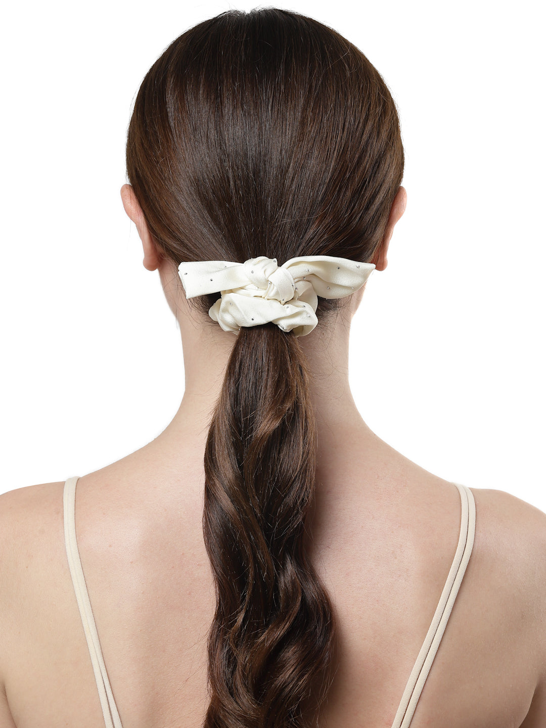 Vogue Hair Accessories Multi Bow Scrunchies For Hair Tie for Women and Girls