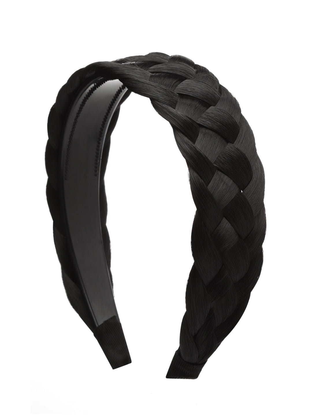 Vogue Hair Accessories Natural Black Hair Braid Hairband for Women & Girls