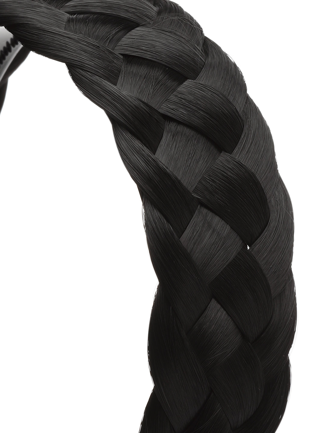 Vogue Hair Accessories Natural Black Hair Braid Hairband for Women & Girls