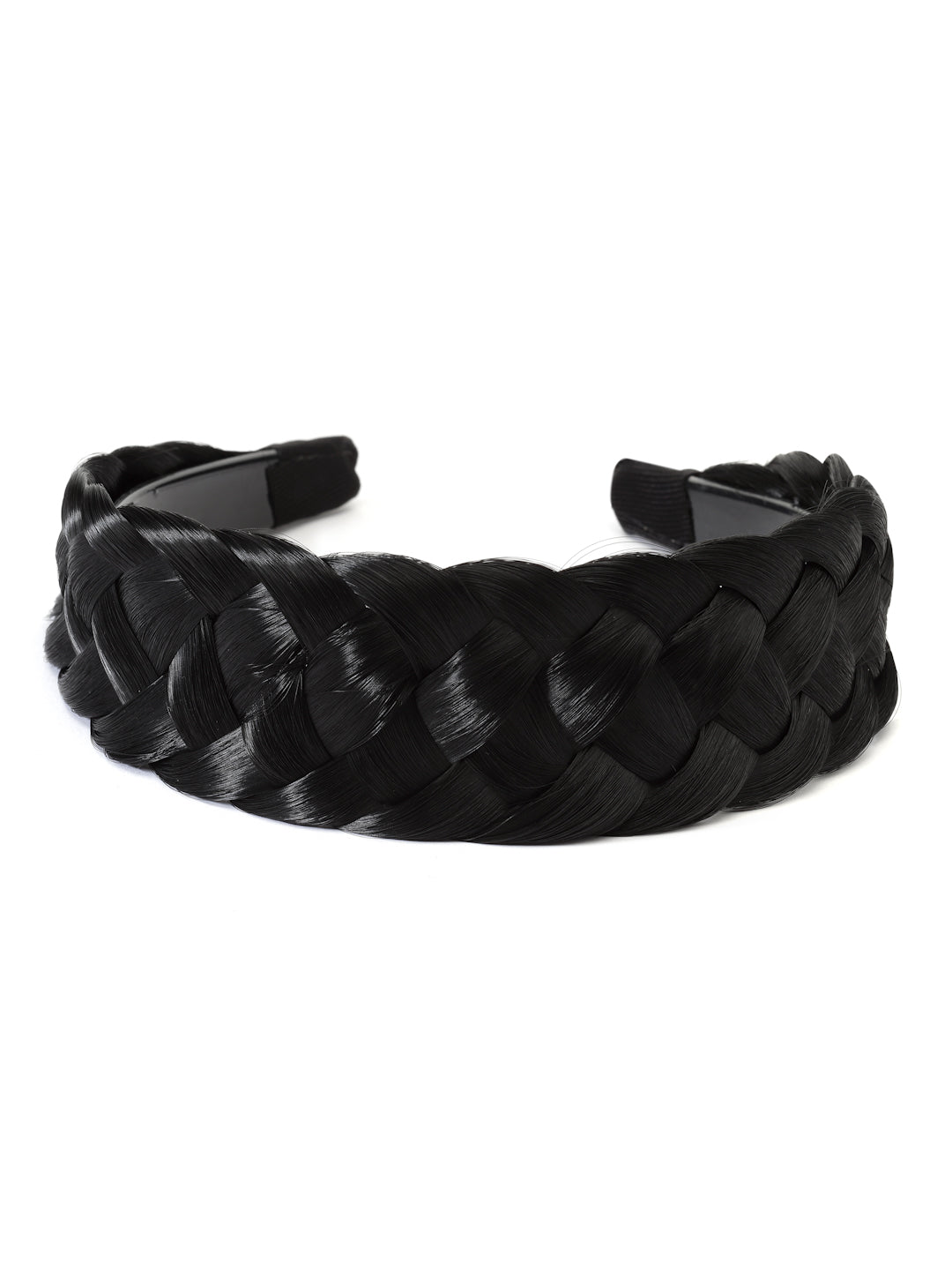 Vogue Hair Accessories Natural Black Hair Braid Hairband for Women & Girls
