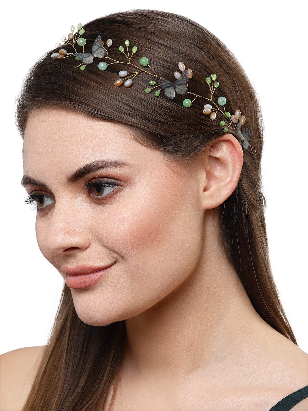Vogue hair Accessories Green Butterfly Hair Accessories