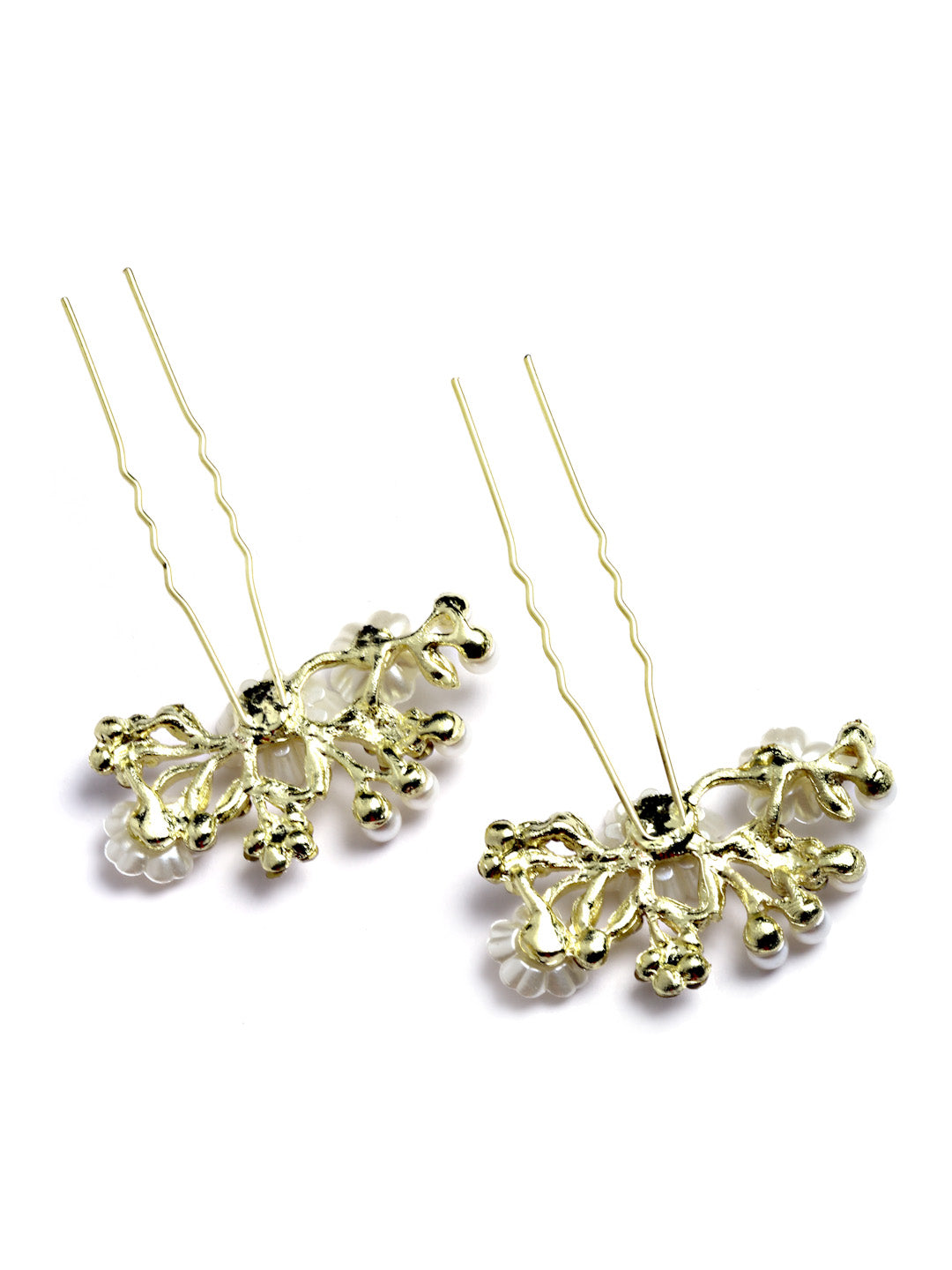 Vogue Hair Accessories Off White Metal Shell Juda Hair Pins Hair Clip Hair Accessories (Shell Juda Pin Set -2)