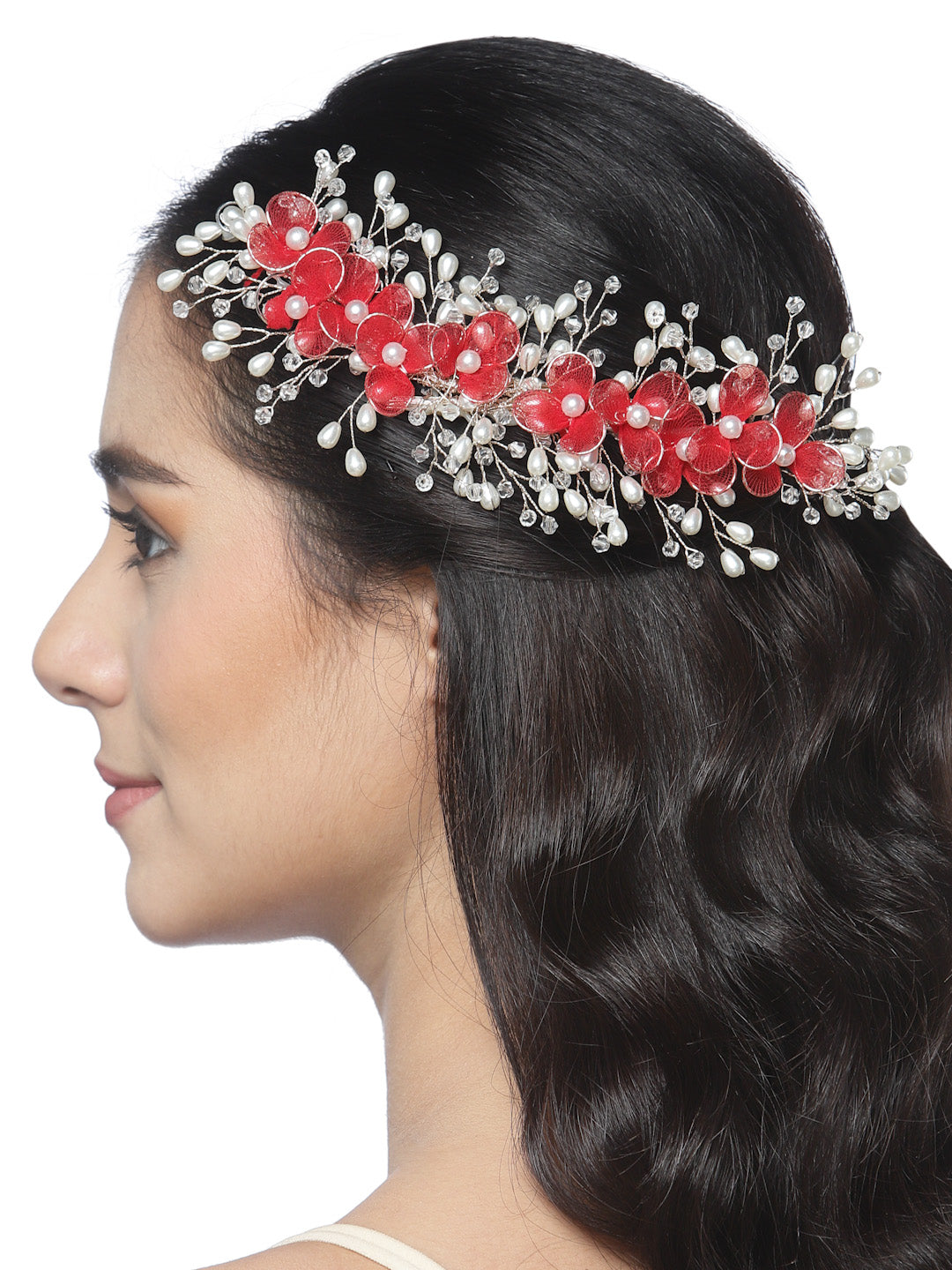Vogue Hair Accessories Red fancy Stylish Hair Clip