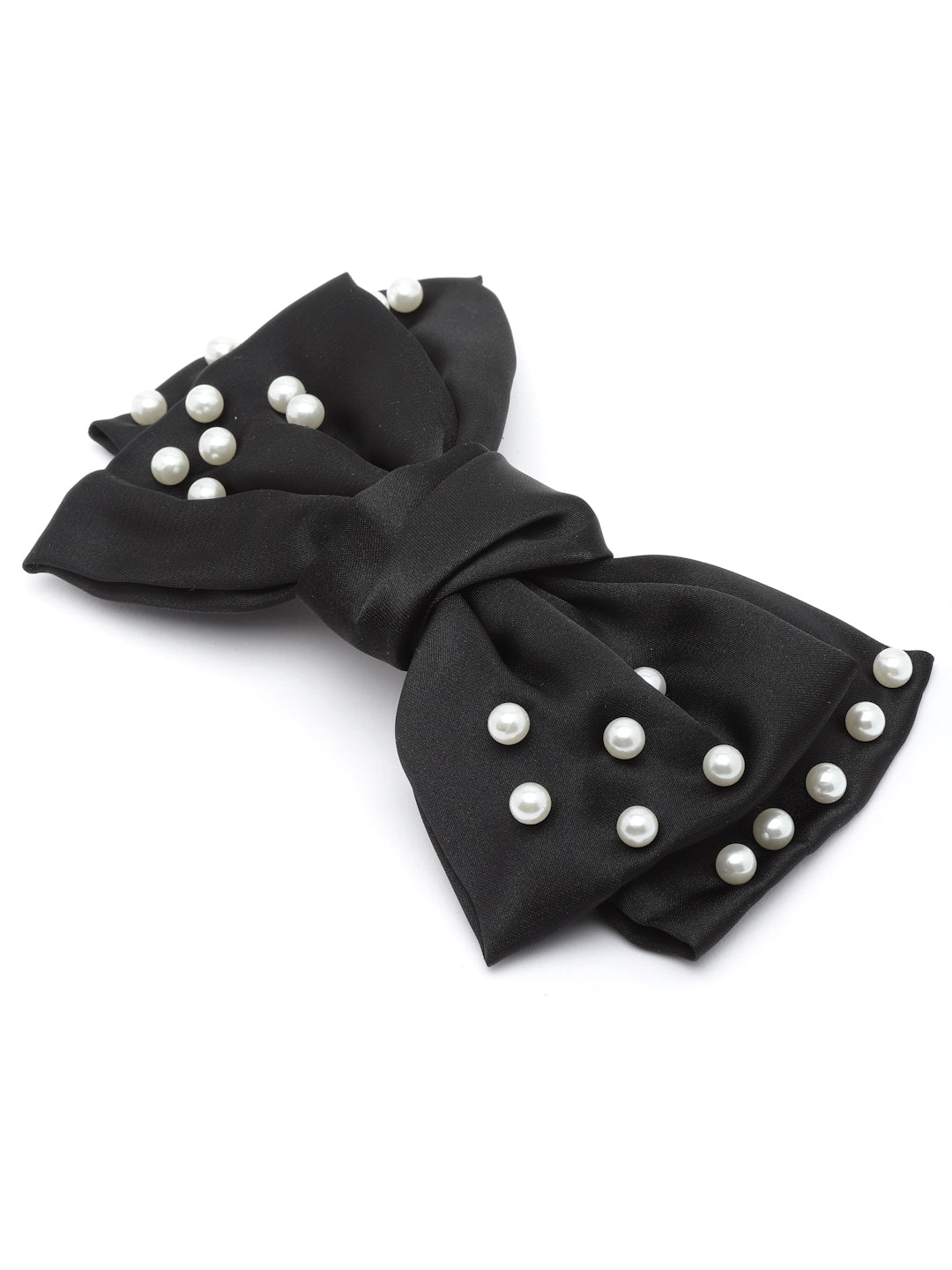 Vogue Hair Accessories Black Fancy Party Bow Hair Clip Back Clip For Girls and Women
