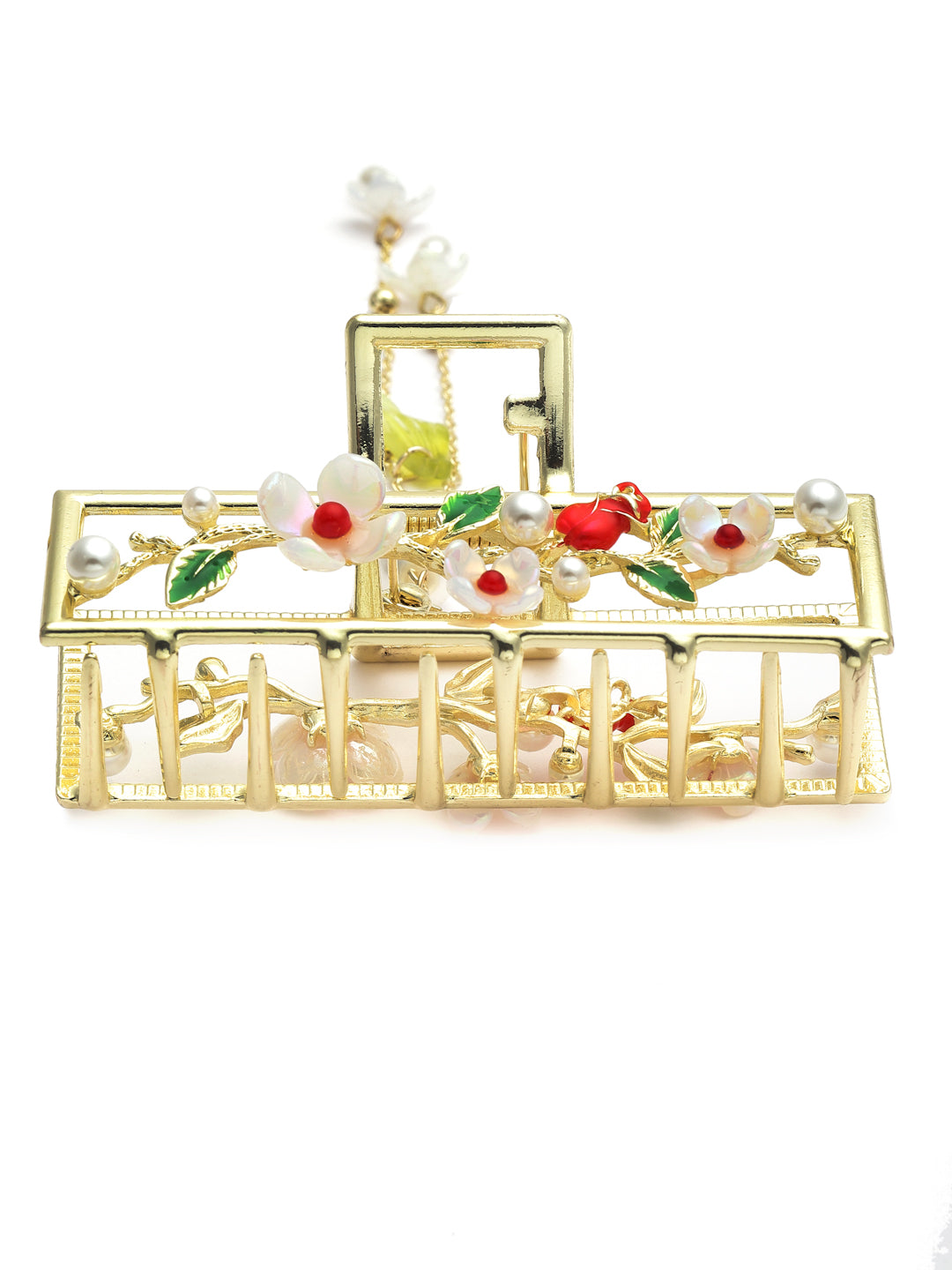 Vogue Hair Accessories Gold Fancy Party Big Size Clutcher Hair Claw Clip For Girls and Women