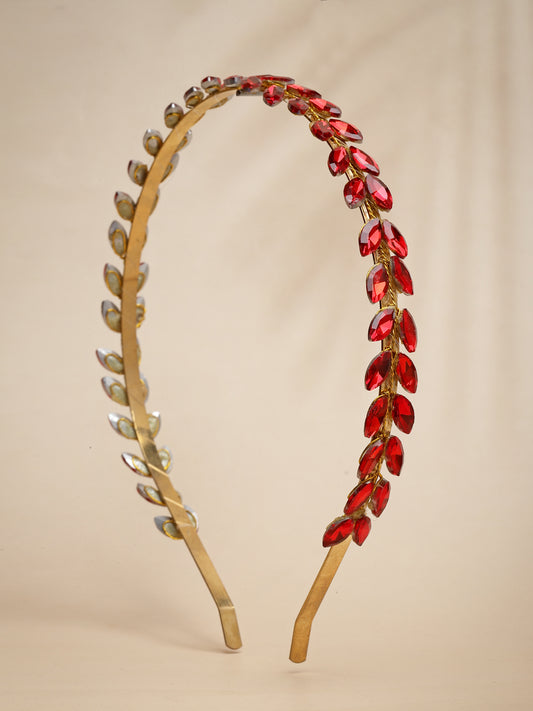 Vogue Hair Accessories Red Fancy Party Hair Band Headband Hair Accessories For Girls and Women