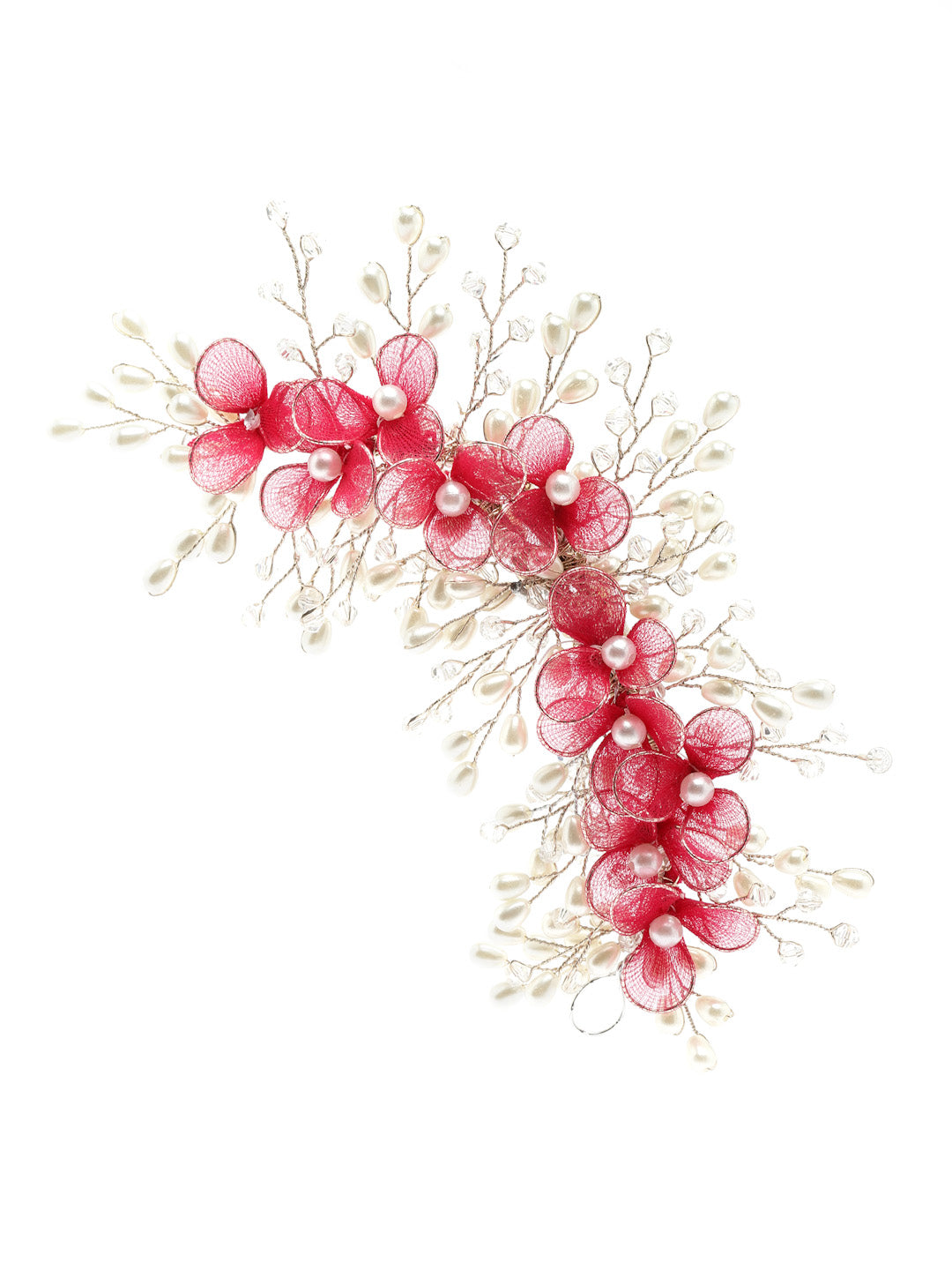 Vogue Hair Accessories Dark Pink fancy Stylish Hair Accessories