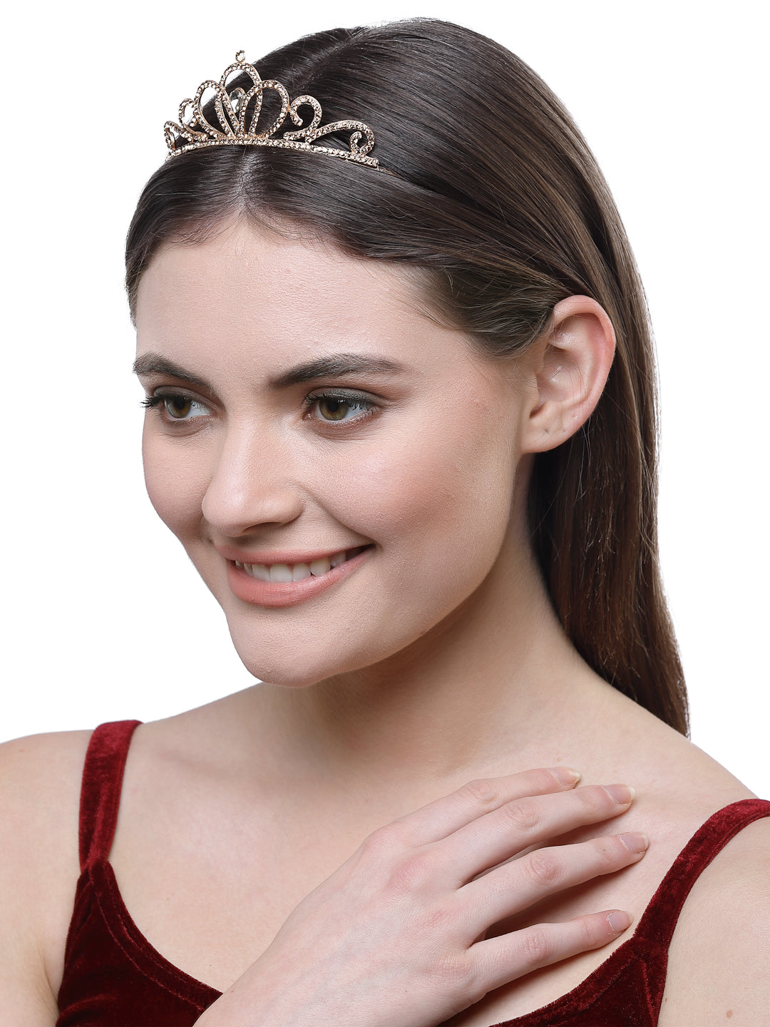 Vogue Hair Accessories Gold Crown Hairband