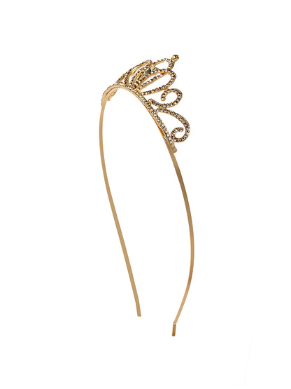 Vogue Hair Accessories Gold Crown Hairband