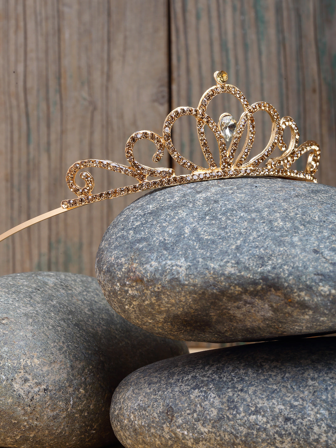 Vogue Hair Accessories Gold Crown Hairband