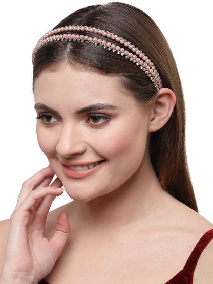 Vogue Hair Accessories Trendy Double Layer Hairband Headband for Women