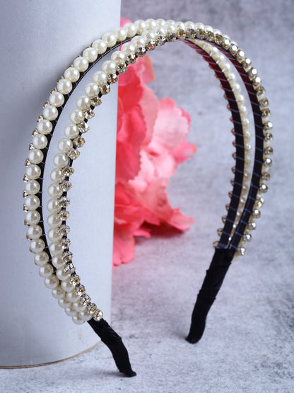 Vogue Hair Accessories Trendy Double Layer Hairband Headband for Women