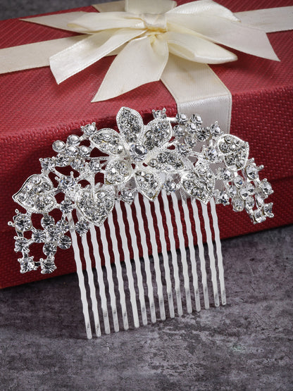 Vogue Hair Accessories Silver  Hair Comb Clip