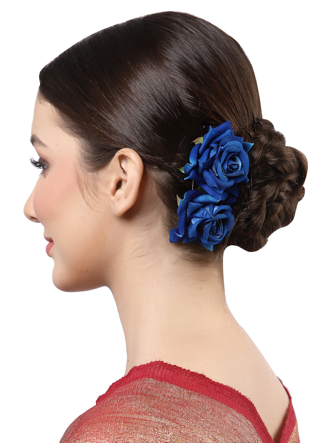 Vogue Hair Accessories  Rose Flower Hair Comb Clip Set of 2