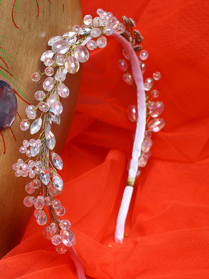 Vogue Hair Accessories White Handmade Pearl Hairband