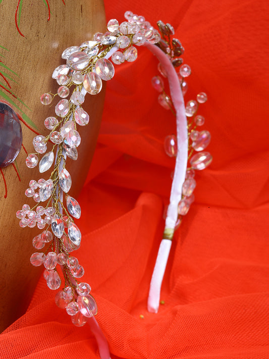 Vogue Hair Accessories White Handmade Pearl Hairband