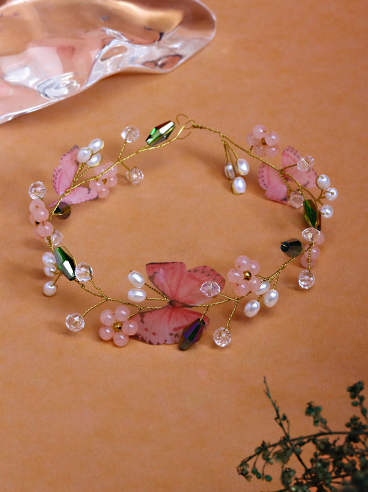 Vogue hair Accessories Pink Butterfly Hair Accessories