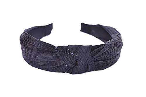 Vogue Hair Accessories Black Shimmer Fabric Hairband