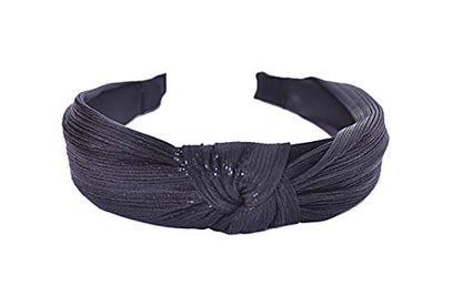 Vogue Hair Accessories Black Shimmer Fabric Hairband