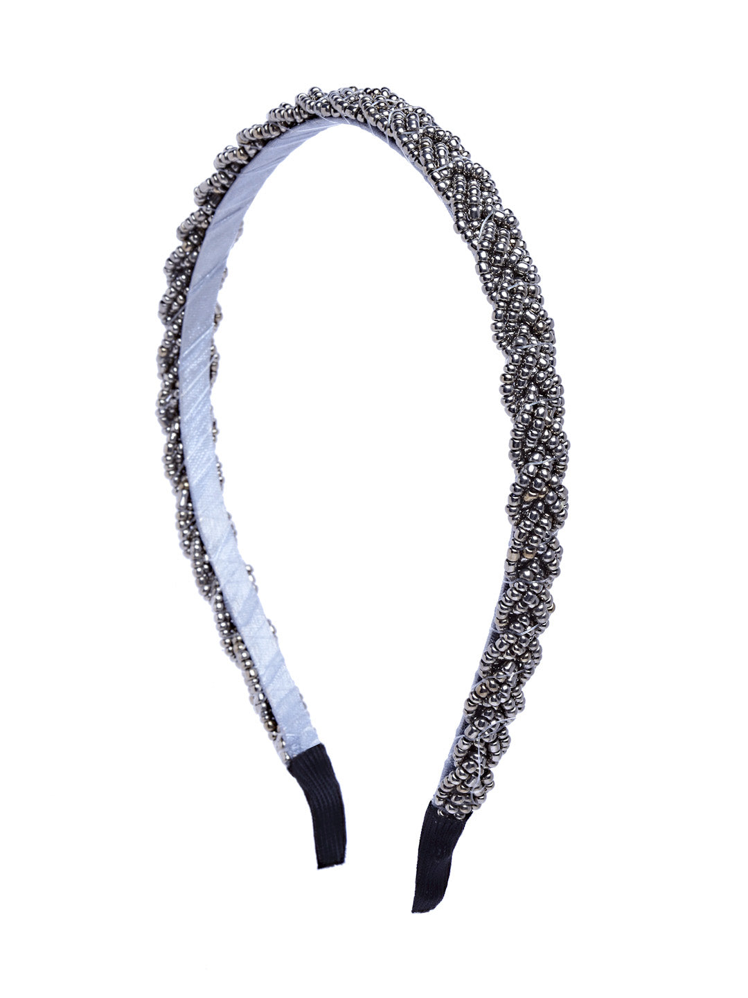 Vogue Hair Accessories Grey Braid Hairband
