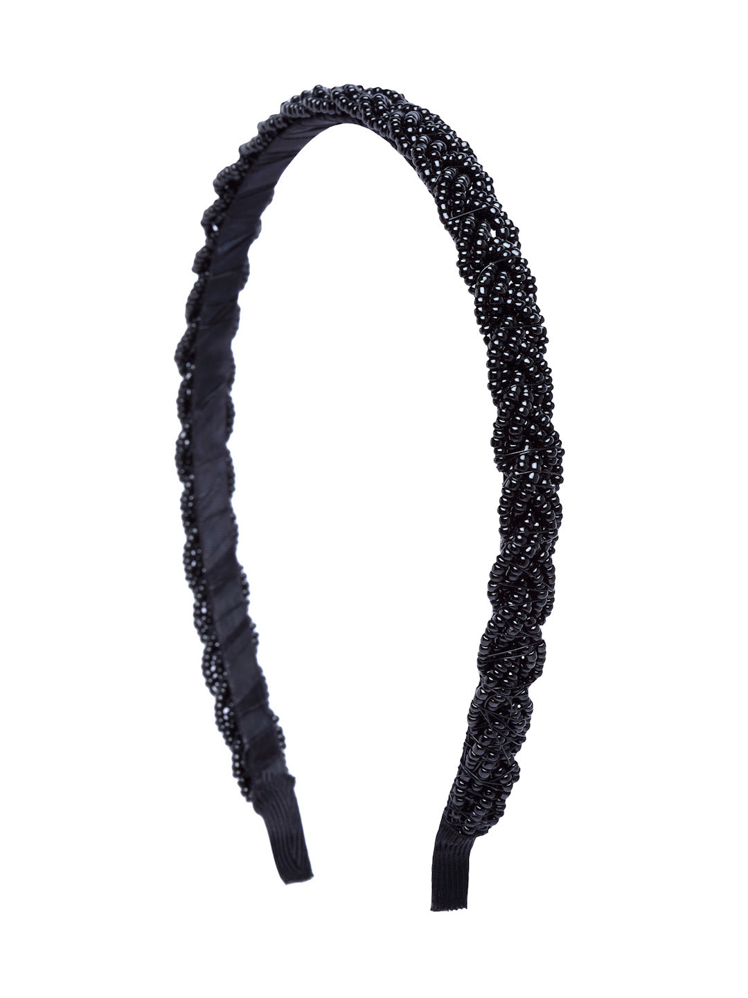 Vogue Hair Accessories Black Braid Hairband