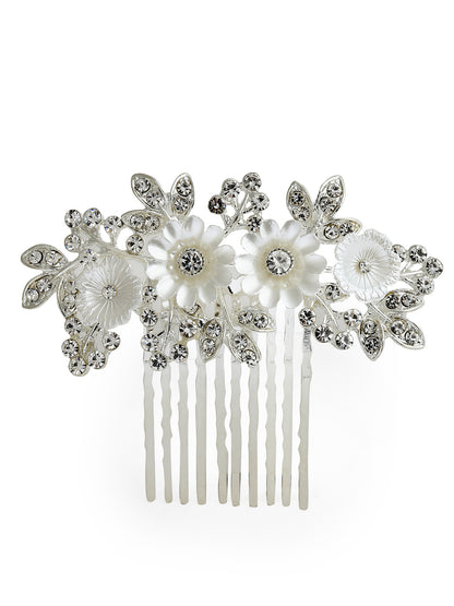 Vogue Hair Accessories Silver Hair Comb Clip