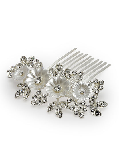 Vogue Hair Accessories Silver Hair Comb Clip