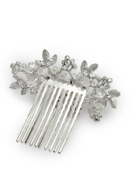 Vogue Hair Accessories Silver Hair Comb Clip