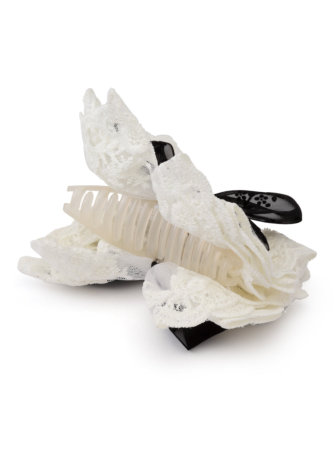 Vogue Hair Accessories Clutcher for Women Hair Claw Clip for Girls (Off White)
