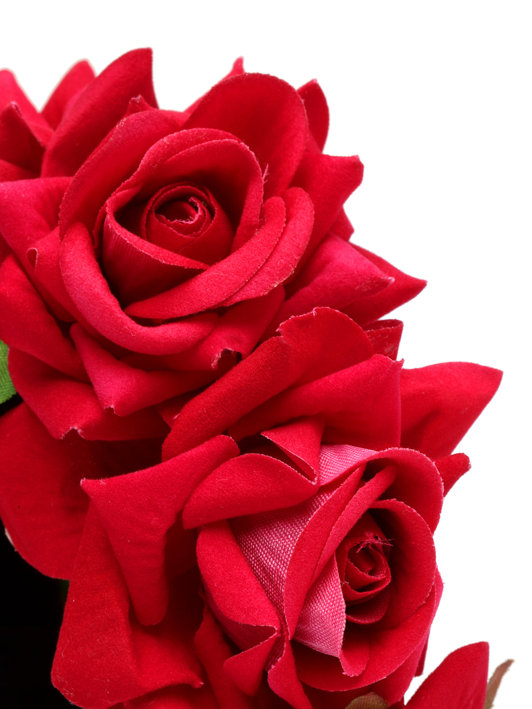 Vogue Hair Accessories Red Rose Juda Bun for Women and Girls