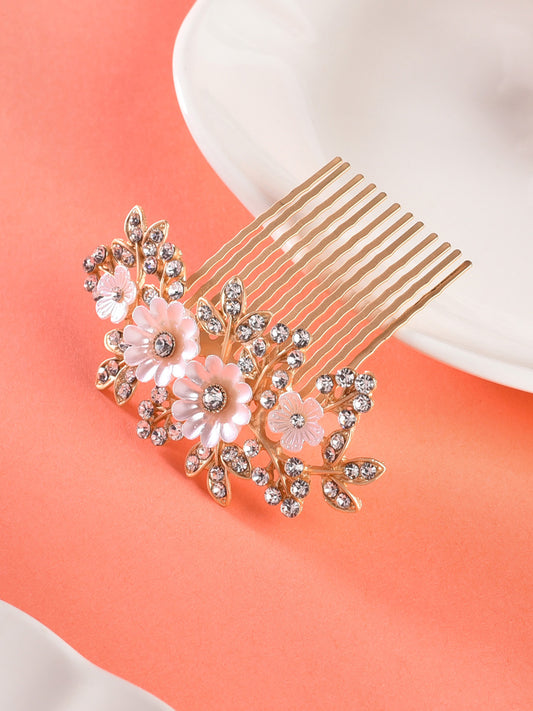 Vogue Hair Accessories Gold  Hair Comb Clip