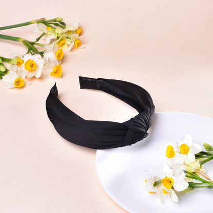 Vogue Hair Accessories Black Fabric Hairband