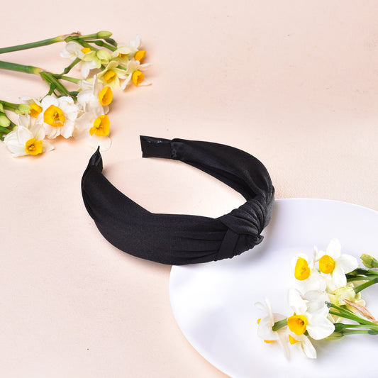 Vogue Hair Accessories Black Fabric Hairband