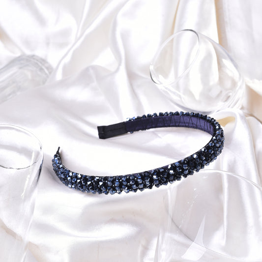 Vogue Hair Accessories Blue Crystal Hairband