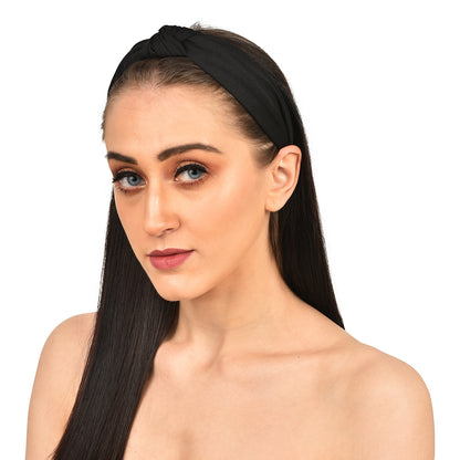 Vogue Hair Accessories Black Fabric Hairband
