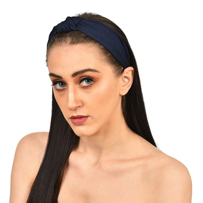 Vogue Hair Accessories Blue Fabric Hairband