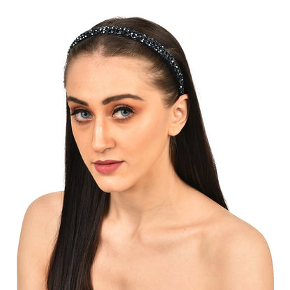 Vogue Hair Accessories Blue Crystal Hairband