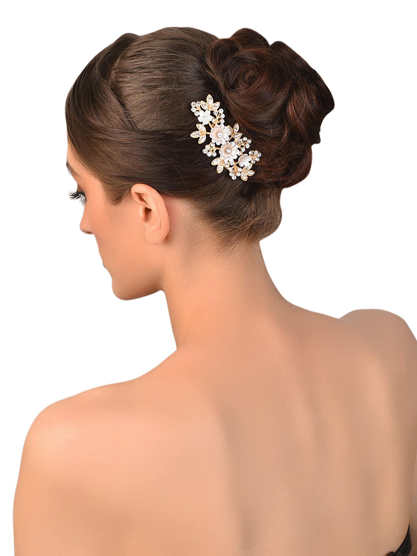 Vogue Hair Accessories Gold  Hair Comb Clip