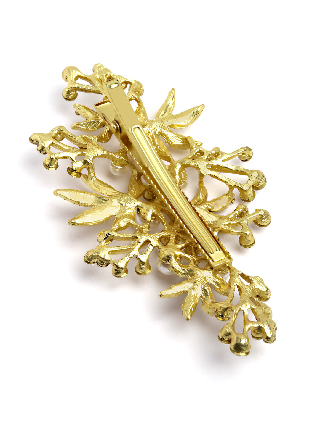 Vogue Hair Accessories Gold Metal Leaf Hair Pin