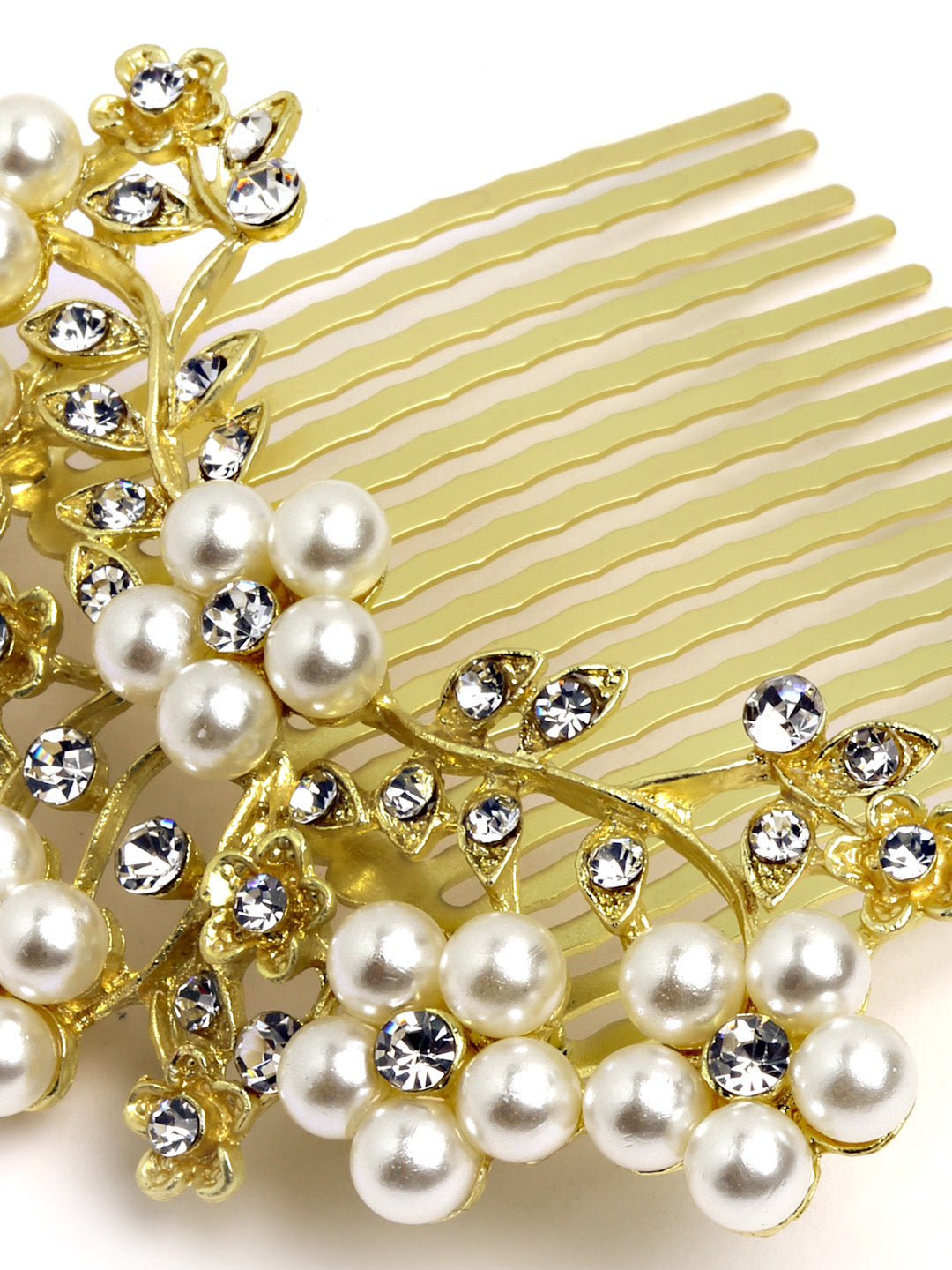 Vogue Hair Accessories Gold Fancy Hair Comb Clip