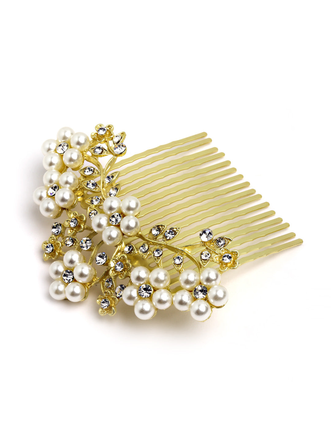 Vogue Hair Accessories Gold Fancy Hair Comb Clip