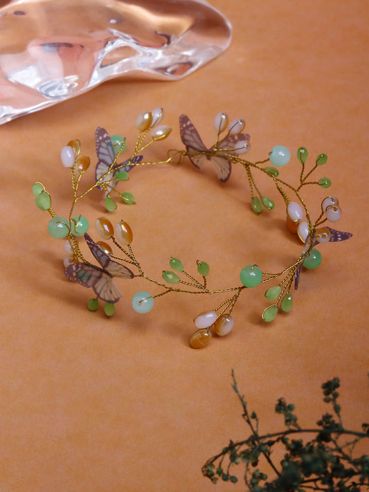 Vogue hair Accessories Green Butterfly Hair Accessories