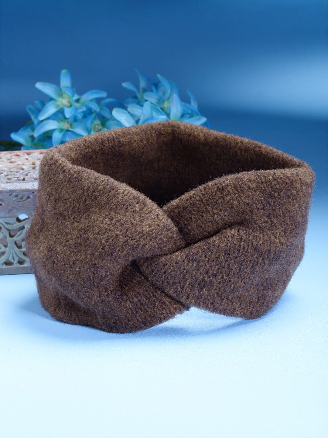Vogue Hair Accessories Soft Knot Woollen Knitted Warm Head Band Head Wrap Hairband Ear Warmer Hair Accessories for Winters (Plain)