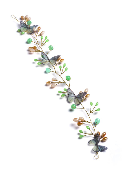 Vogue hair Accessories Green Butterfly Hair Accessories