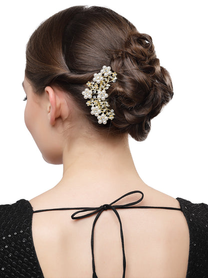 Vogue Hair Accessories Silver Fancy Hair Comb Clip